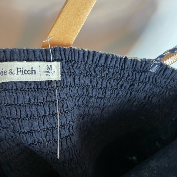 NWT Abercrombie & Fitch Floral Tie Strap Mini Dress - Picture 6 of 6